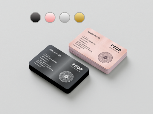 Metal Digital Business Card with NFC Technology